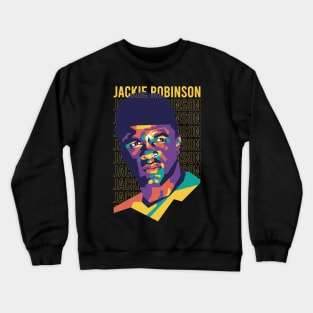 Jackie Robinson on WPAP art 1 Crewneck Sweatshirt